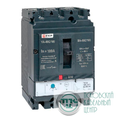 Выключатель автоматический 3п 100/100А 36кА ВА-99C Compact NS PROxima EKF mccb99C-100-100