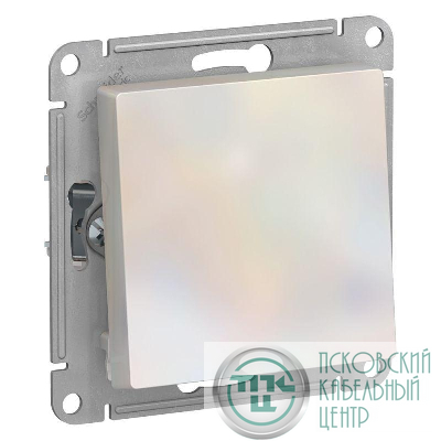 Переключатель проходной 1-кл. СП AtlasDesign 10А IP20 (сх. 6) 10AX механизм жемчуж. SE ATN000461