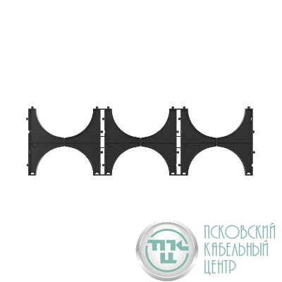 Кластер тройной для двустен. труб d110мм DKC 025113