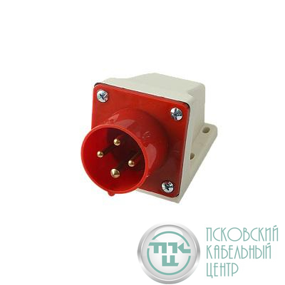 Вилка стационарная для наружной установки PPC 514 3Р+РЕ 16А 380В IP44 Pro JazzWay 5072831