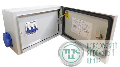Ящик с понижающим трансформатором ЯТП 0.25 230/24 (3 авт. выкл.) IP54 TOKOV ELECTRIC TKE-TT13-24-250-54