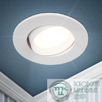 Светильник встраиваемый декоративный KL92 WH MR16/GU5.3 бел. пластик. Эра Б0054373