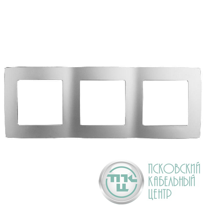 Рамка 3-м 12-5003-03 алюм. ЭРА Б0014763