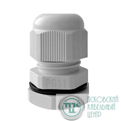 Ввод кабельный (сальник) PG-11 IP68 сер. TOKOV ELECTRIC TKE-PG-11-G