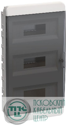Корпус ЩРВ-П-36 TEKFOR IP41 черн. прозр. дверь пластик. IEK TF5-KP12-V-36-41-K01-K03