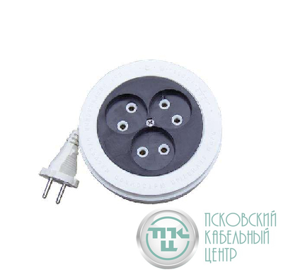 Удлинитель-рулетка 3х5м без заземл. 6А IP20 У6-004 ШВВП 2х0.75 UNIVersal 9634578