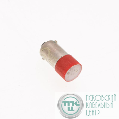 Светодиод 220В под патрон Ba9S LED220K красн. EMAS LED220K