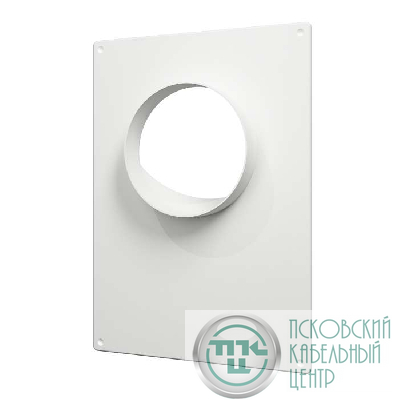 Площадка торцевая пластиковая 180х250мм фланец 125мм ERA 125ПТП