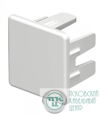 Заглушка торцевая для короба WDK HE25025RW бел. OBO 6193145