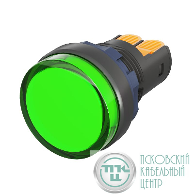 Индикатор сигнальный со встроенным диодом 9-24В зел. DKC M22L-F24GPP