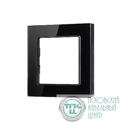 Рамка стеклянная FRM-GLARE-GS-1-BK Arlight 043787