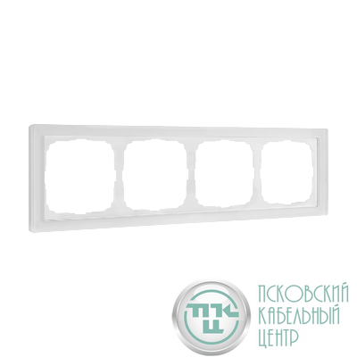 Рамка 4-м ArtGallery Pure матов. органич. стекло бел. SE GAL330104