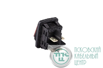 Выключатель с подсветкой 2НО IP65 желт. EMAS A54B1S11