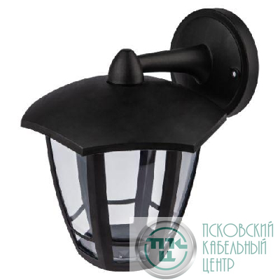 Светильник светодиодный садово-парковый ДБУ 07-8-006 Дели 3 8Вт 3000К IP44 6 гранный настенный черн. Эра Б0064274