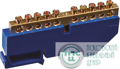 Шина нулевая на DIN-изоляторе 6х9-10 Navigator 71154