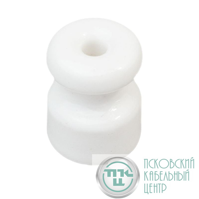Изолятор ОП керамика бел. (уп.50шт) Bironi R1-551-01-50