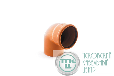 Отвод НК ПП 110х87 рыж. RTP 36653