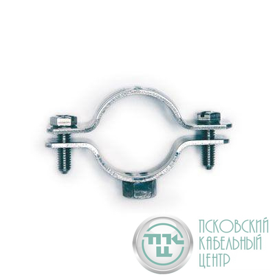 Хомут трубный М8 1дюйм (30-36мм) оцинк. сталь DKC 6040-P01