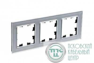 Рамка 3-м AtlasDesign Nature стекло алюм. SE ATN320303