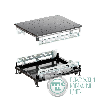 Крыша основание преперфорированные IT-CQE 800х1000 RAL9005 DKC RBIT810F