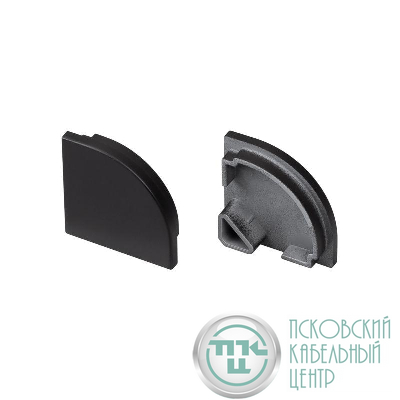 Заглушка SL-KANT-H20 BLACK глухая пластик (комплект) Arlight 049404