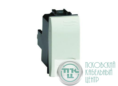 Выключатель кнопочный 1-кл. 1мод. Brava 16А IP20 бел. DKC 76021B