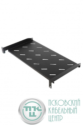 Полка угловая TAL3-1U-250-RAL9005 с перфорацией 19дюйм 1U ширина 440мм глубина 250мм черн. (RAL 9005) Hyperline 431067