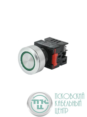 Лампа индикаторная ЛС(к)-30-З-2-220-65У1 светодиодная матрица d30мм 220В AC/DC IP65 зел. Электротехник ET016987