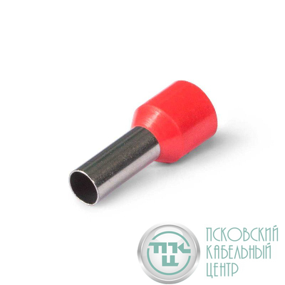 Наконечник штыревой втулочный изолированный НШВИ 10–12 (уп.100шт) КВТ 108915