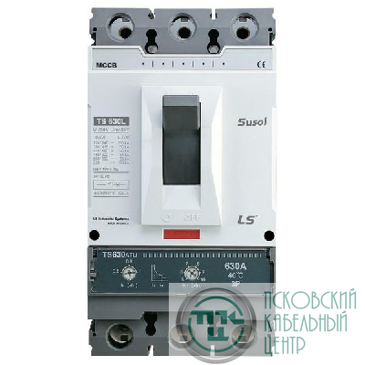 Выключатель автоматический 3п 3т 630А 65кА TS630N FTU LS Electric 108000800