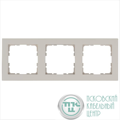 Рамка 3-м G-Classic тауп Jasmart G1003T