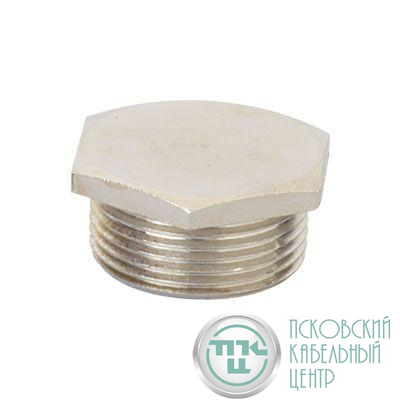 Заглушка M32х1.5 никелир. латунь DKC 6050-32A