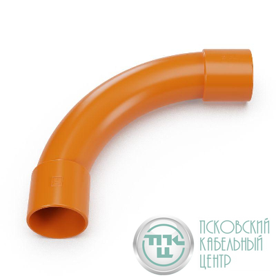 Соединитель угловой d32мм оранж. (уп.15шт) Промрукав PR13.1185