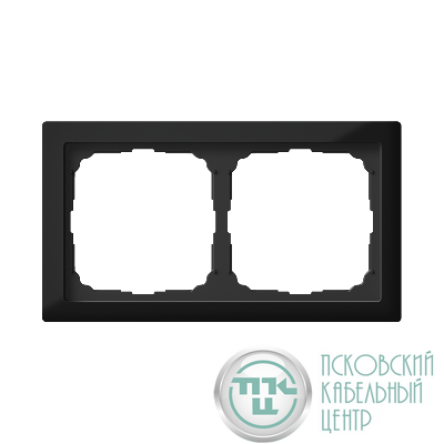Рамка 2-м ArtGallery Pure органич. стекло черн. SE GAL321002