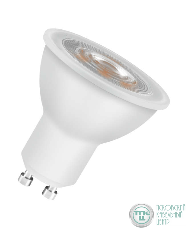 Лампа светодиодная LED STAR PAR16 4W/840 (замена 50Вт) 4Вт 4000К нейтр. бел. GU10 370лм 220-240В прозр. пласт. OSRAM 4058075134874