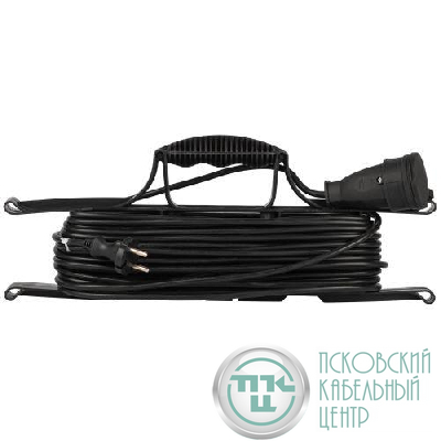 Удлинитель-шнур на рамке 1х20м без заземл. ПВС 2х1 GREEN LINE FR-10-20m Эра Б0065147