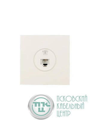 Розетка телефонная евр СП ZIMA IP20 слон. кость LEZARD 704-9088-137