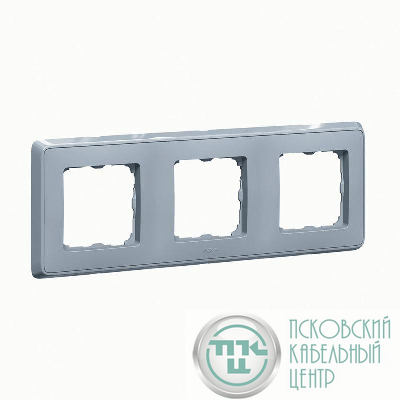 Рамка 3-м Cariva жемчуж./сер. (DIY-упак.) Leg 695986