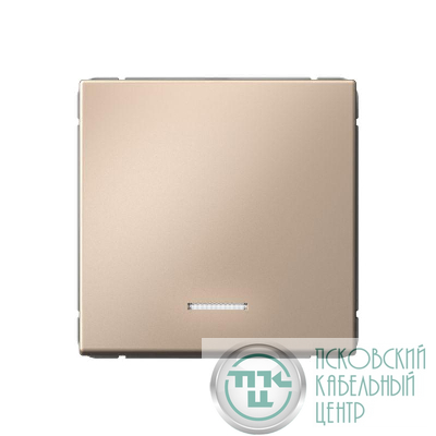 Выключатель 1-кл. ArtGallery (сх. 1а) 10AX с подсветкой механизм песочн. SE GAL001213