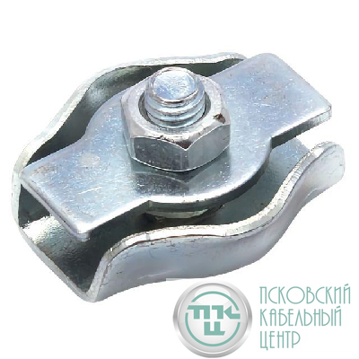 Зажим троса стальной d4мм Simplex (уп.100шт) Промрукав PR08.4028