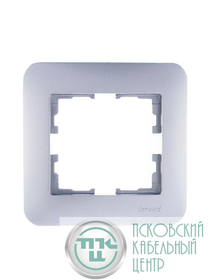 Рамка 1-м Karina Life горизонт. жемчуж./бел. перламутр LEZARD 708-3000-146