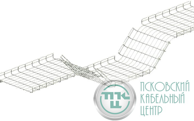 Лоток проволочный 150х54 L3000 сталь 4.4мм CF BS EZ оцинк. CABLOFIL CM000081