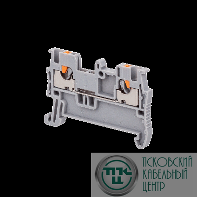 Клемма push-in проходная 1.5кв.мм сер. MTP-1.5 ОВЕН 136780