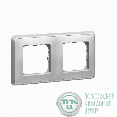 Рамка 2-м Cariva алюм. (DIY-упак.) Leg 695974