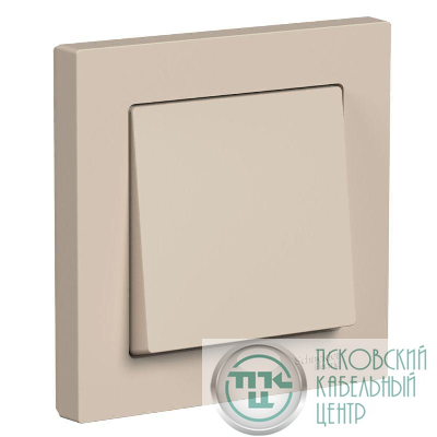 Выключатель 1-кл. AtlasDesign (сх.1) 10AX в сборе песочн. SE ATN001212