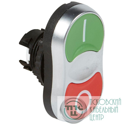 Кнопка двойная IP66 красн./черн. Osmoz Leg 023980