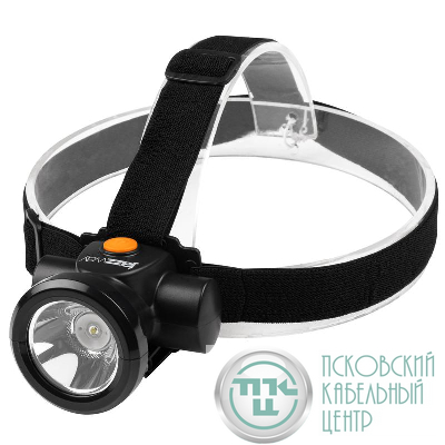 Фонарь аккумуляторный налобный AccuH8-L3W 3Вт IP20 2 режима: яркий 4ч/экономичн. 15ч аккум. 2А.ч регулир. угол наклона JazzWay 5024571