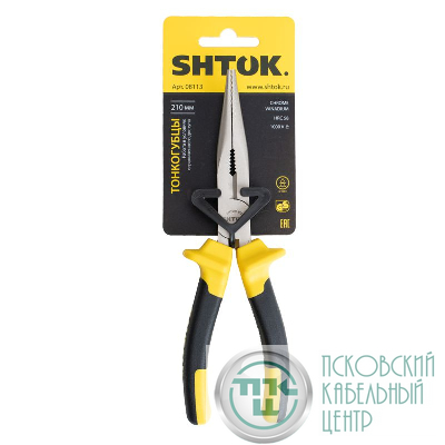 Тонкогубцы 1000В 210мм (08113) SHTOK 376282