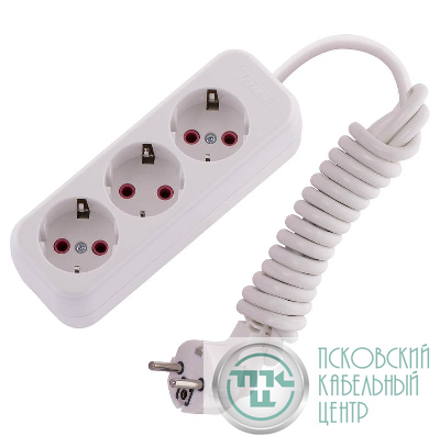 Удлинитель 3х2м с заземл. 16А IP20 Lila LEZARD 720-0302-301