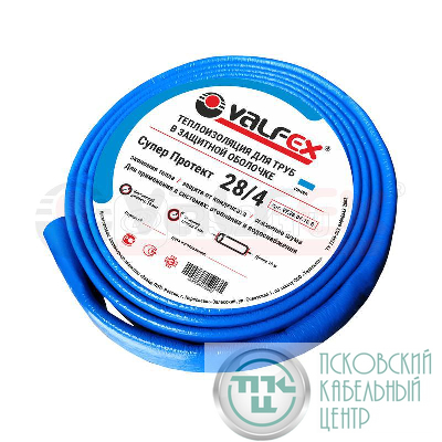 Теплоизоляция 22х4мм 10м С (уп.160м) VALFEX VF.22.04.10.B